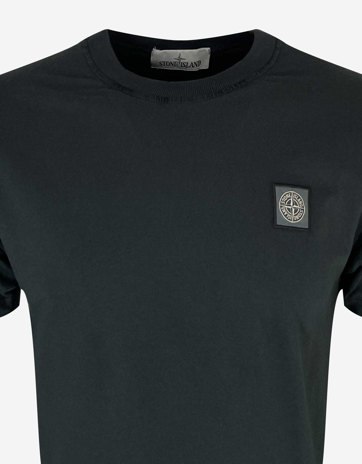 Stone Island Stone Island Black Compass Logo T-Shirt