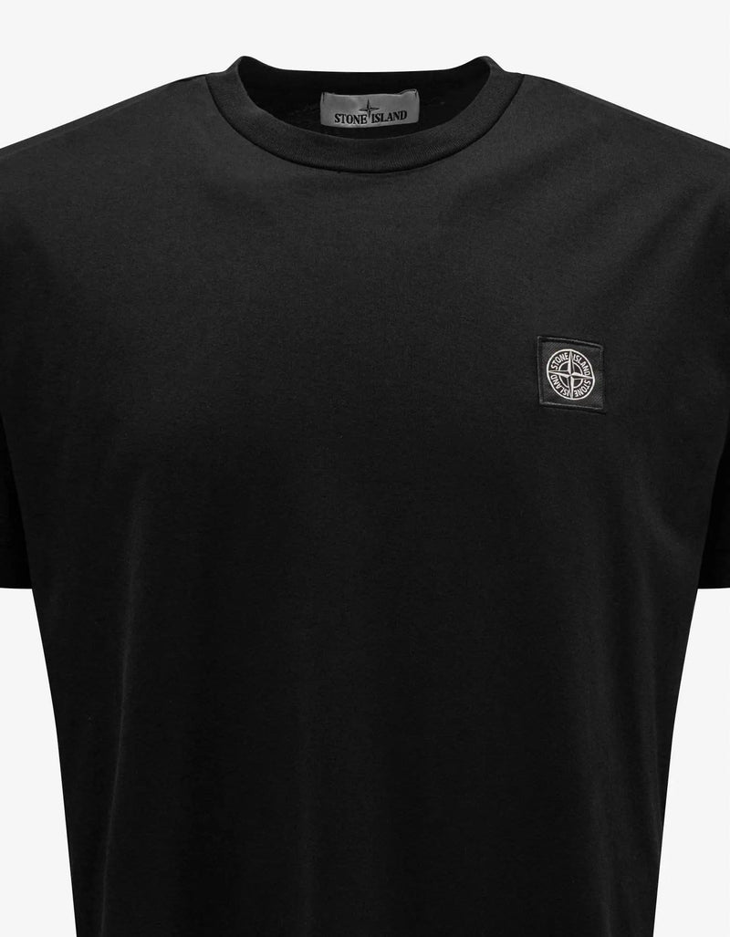 Stone Island Stone Island Black Compass Patch T-Shirt