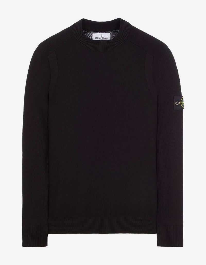 Stone Island Stone Island Black Crewneck Sweater
