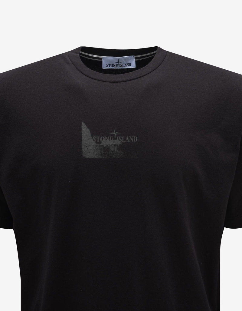 Stone Island Stone Island Black Logo T-Shirt