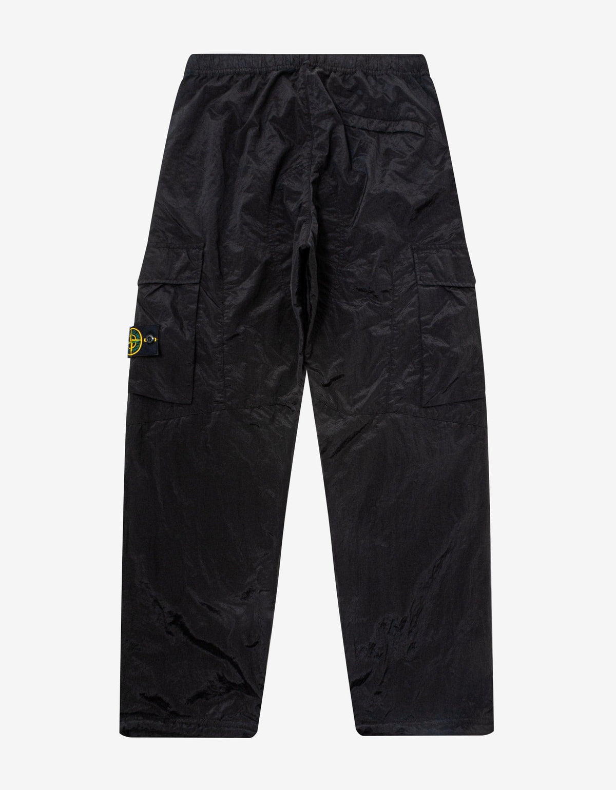 Stone Island Black Nylon Metal Garment Dyed Cargo Trousers – Zoo 
