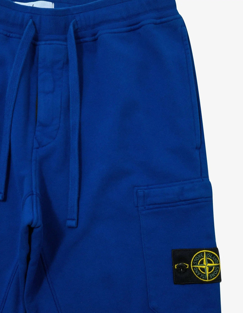 Stone Island Stone Island Blue Cargo Sweat Pants