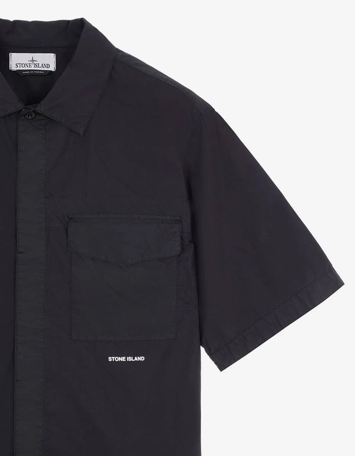 Stone island button shirt sales
