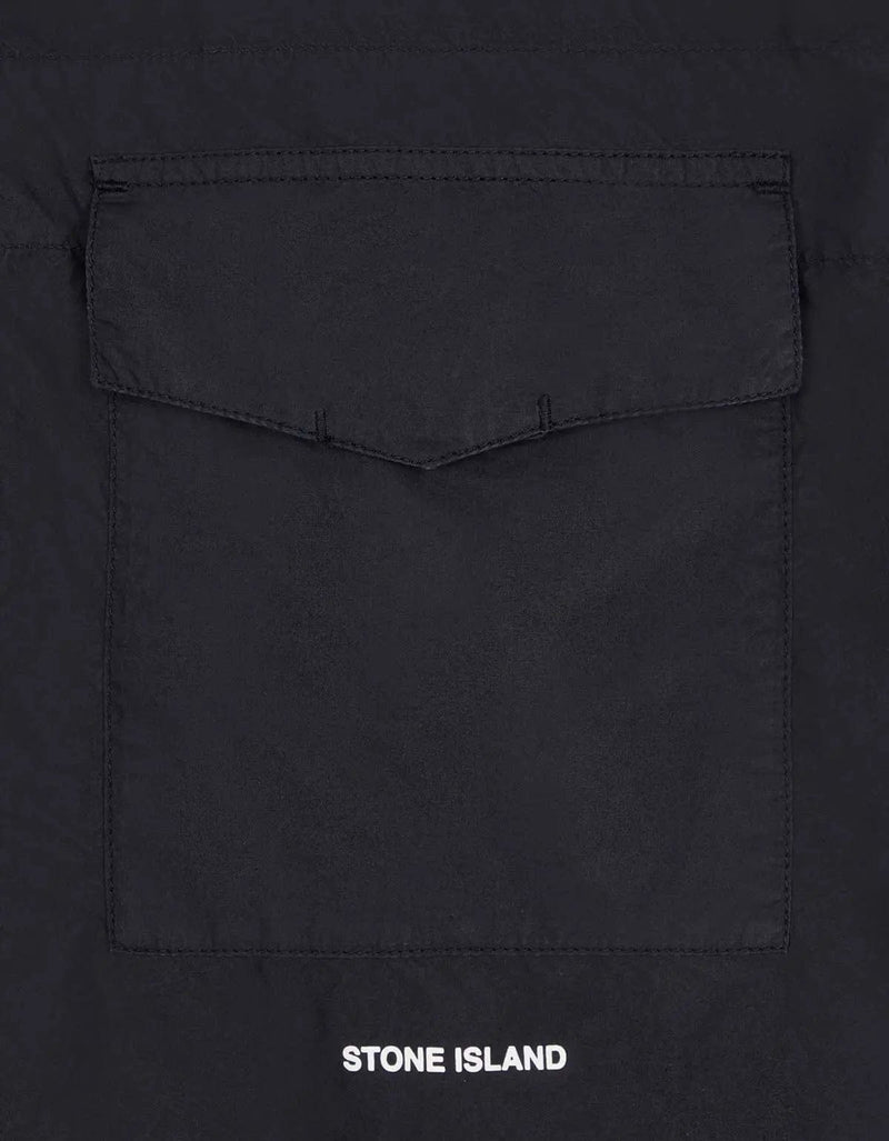 Stone Island Stone Island Blue Short Sleeve Overshirt
