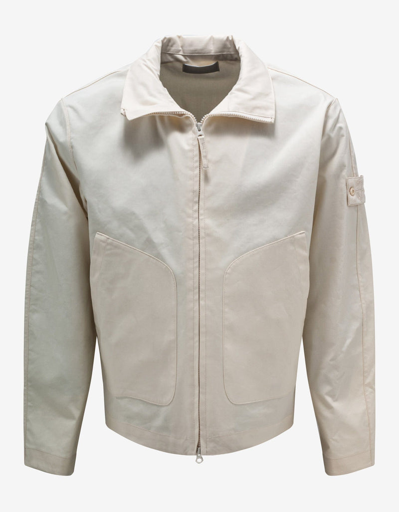 Stone Island Stone Island Cream Mac Supima 2L Ghost Piece Jacket