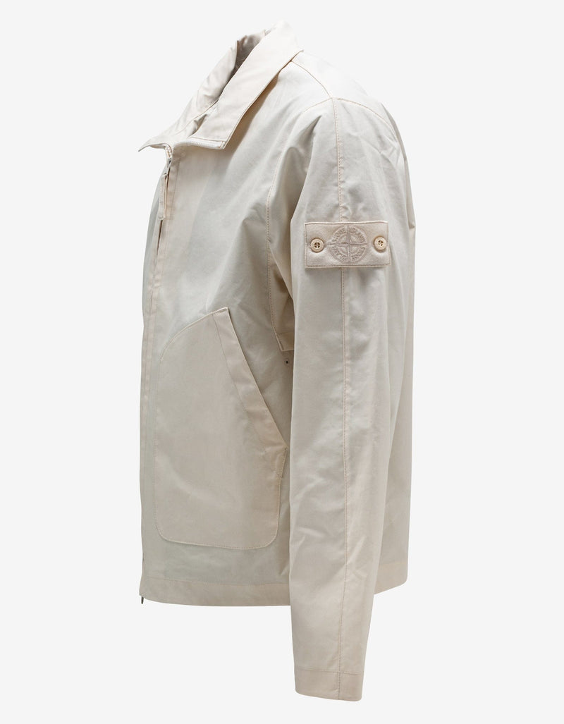 Stone Island Stone Island Cream Mac Supima 2L Ghost Piece Jacket
