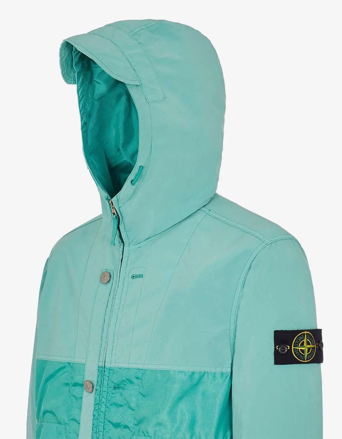 Stone Island Green David Light TC Hooded Jacket