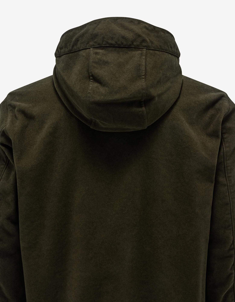 Stone Island Stone Island Green Nylon-Blend Hooded Jacket