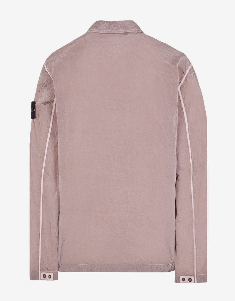 Stone Island Stone Island Pink Nylon Metal Overshirt