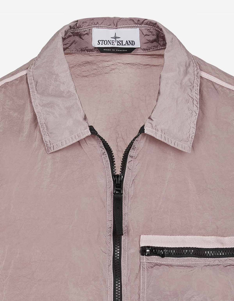 Stone Island Stone Island Pink Nylon Metal Overshirt