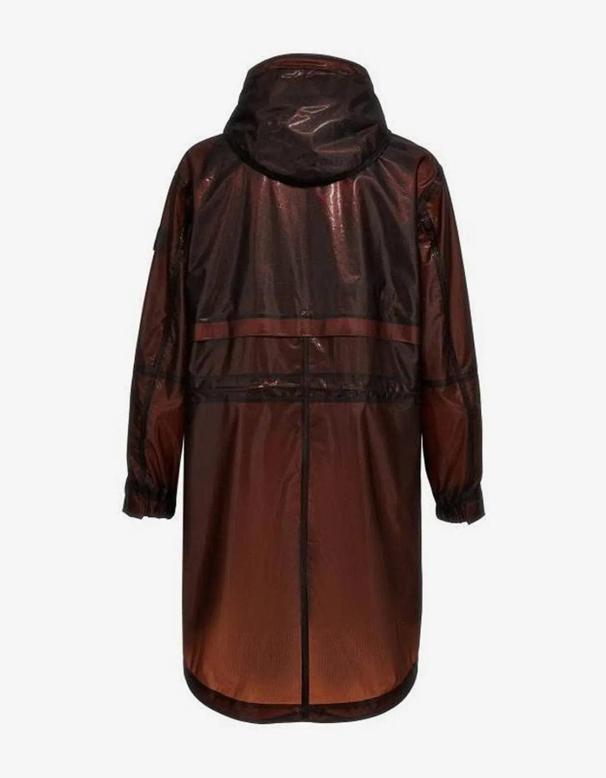 Stone Island Stone Island Red Metallic Run-Proof Nylon Parka