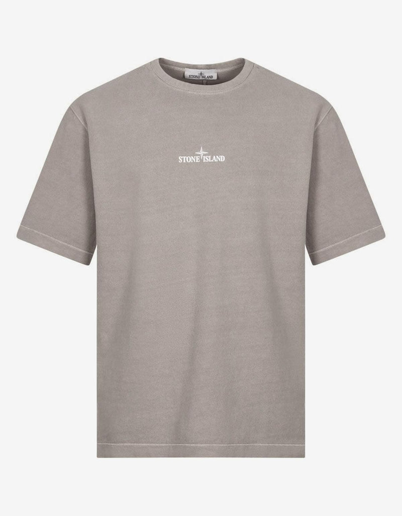 Stone Island Stone Island Stone Island  Grey Closed Loop Logo T-Shirt