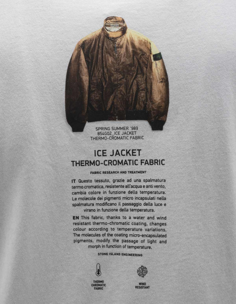 Stone Island Stone Island White Archivio Logo T-Shirt