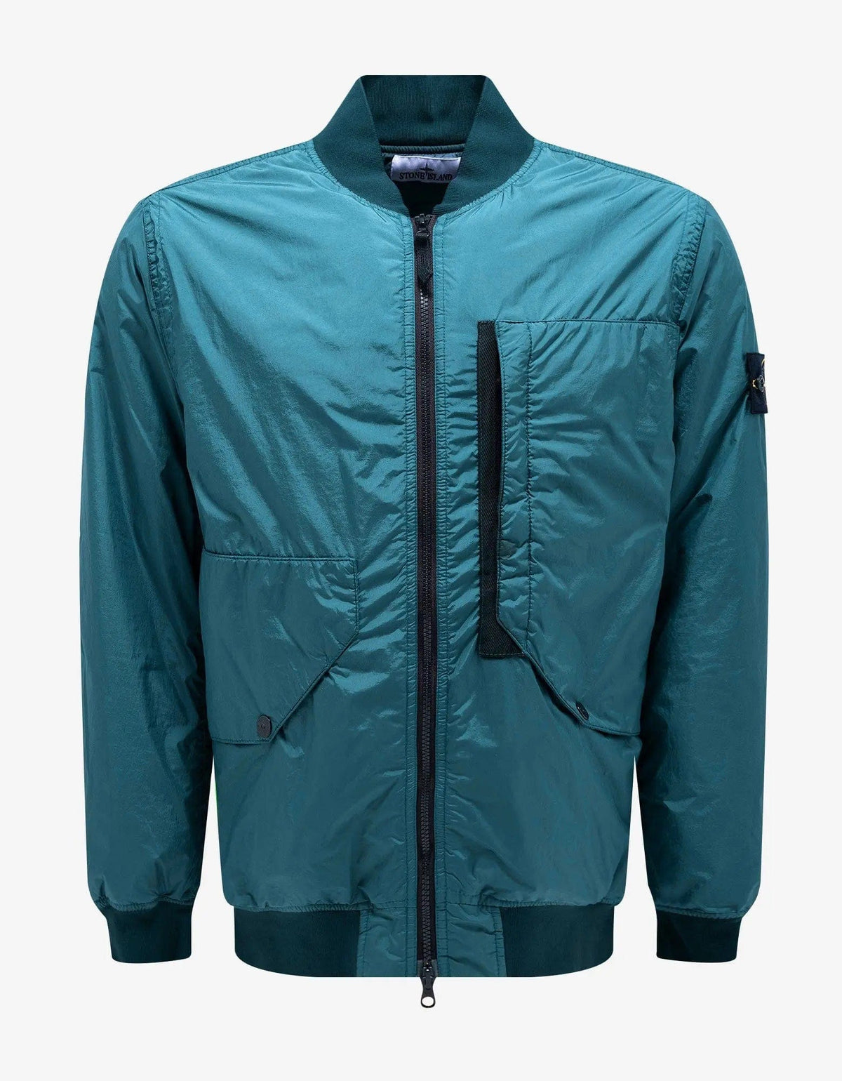 Stone island zipped bomber jacket discount