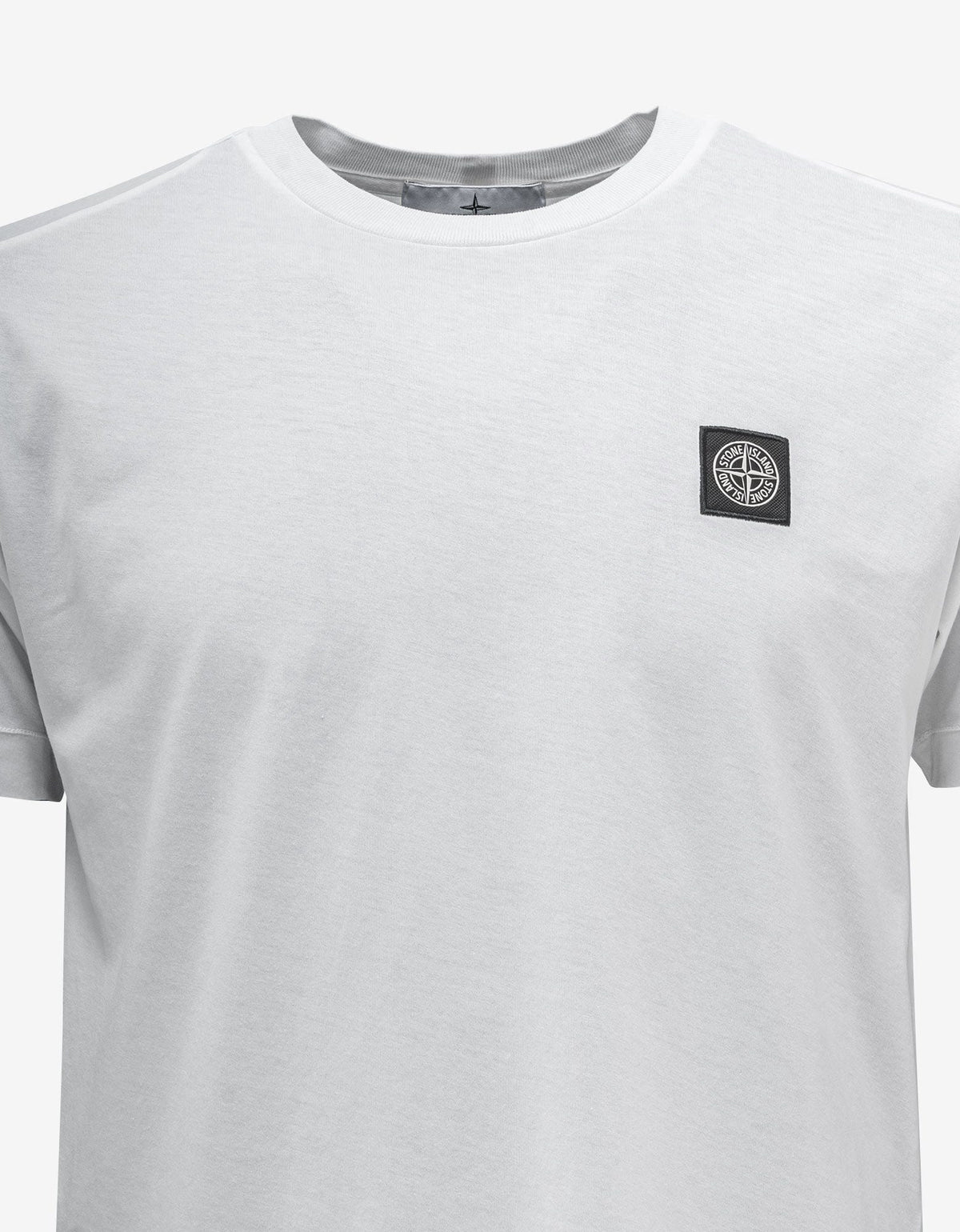 Stone Island White Compass Patch T-Shirt