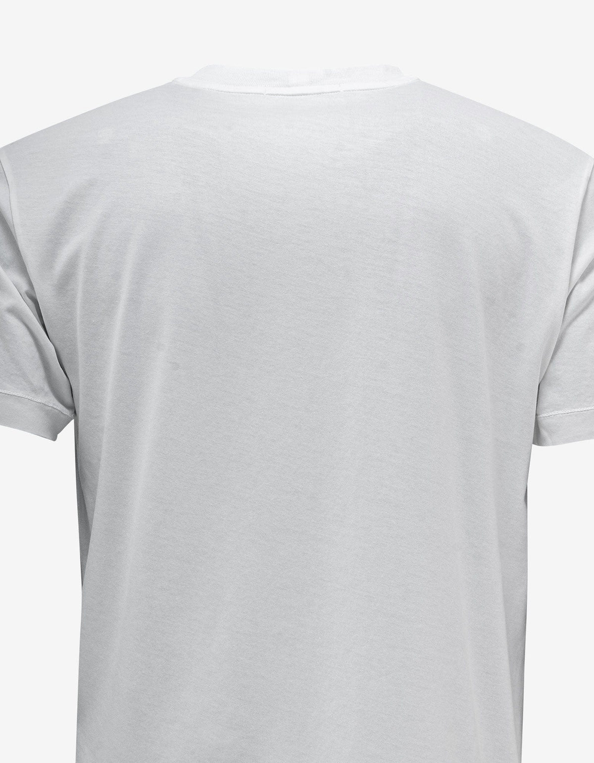 Stone Island White Compass Patch T-Shirt
