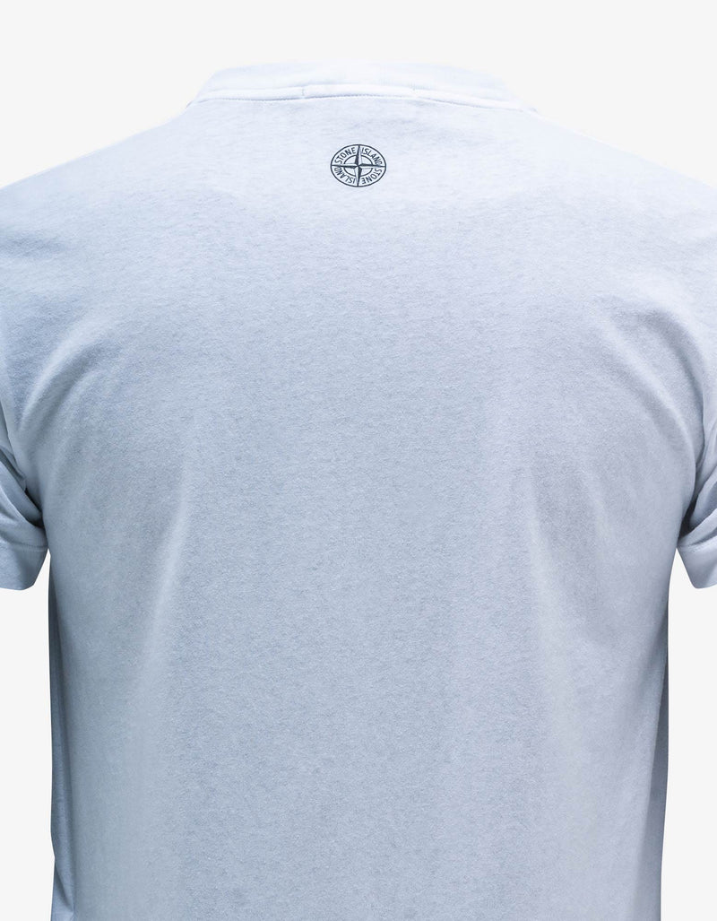 Stone Island White Tricromia One Print T-Shirt