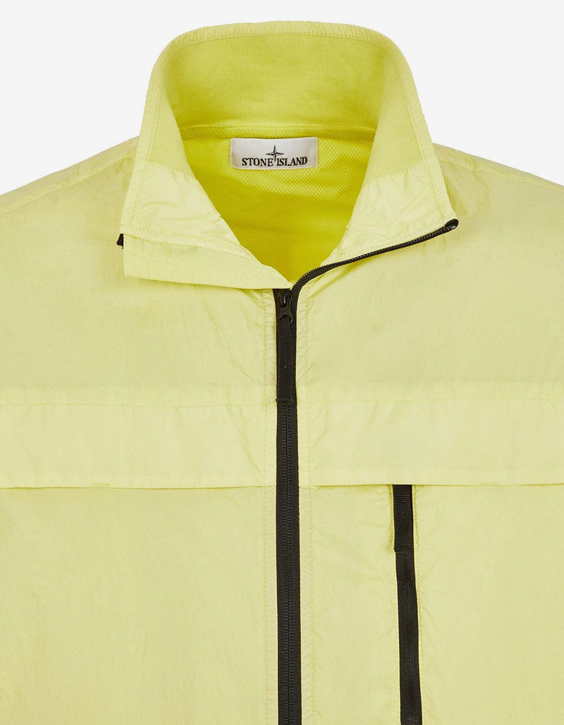 Stone Island Yellow Garment Dyed Crinkle Reps R-NY Blouson