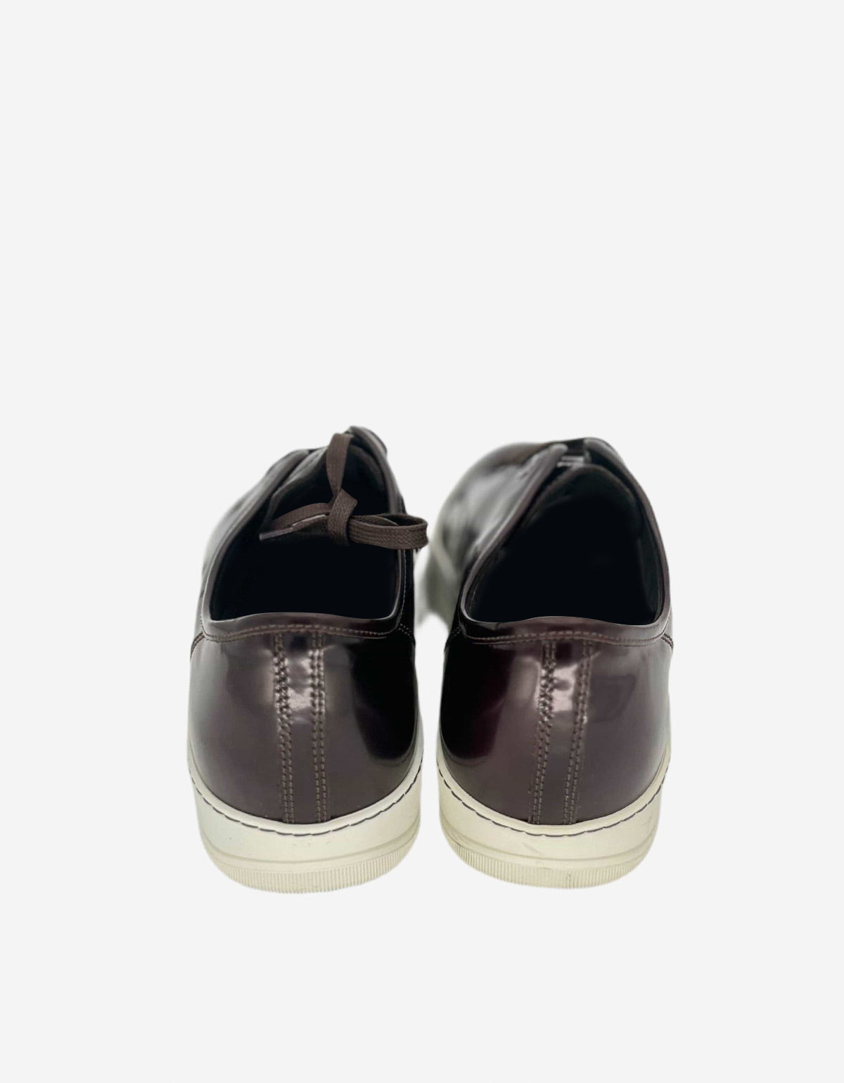 Lanvin Bordeaux Hi Shine Tennis Trainers AM5DBB1VINP8A 39