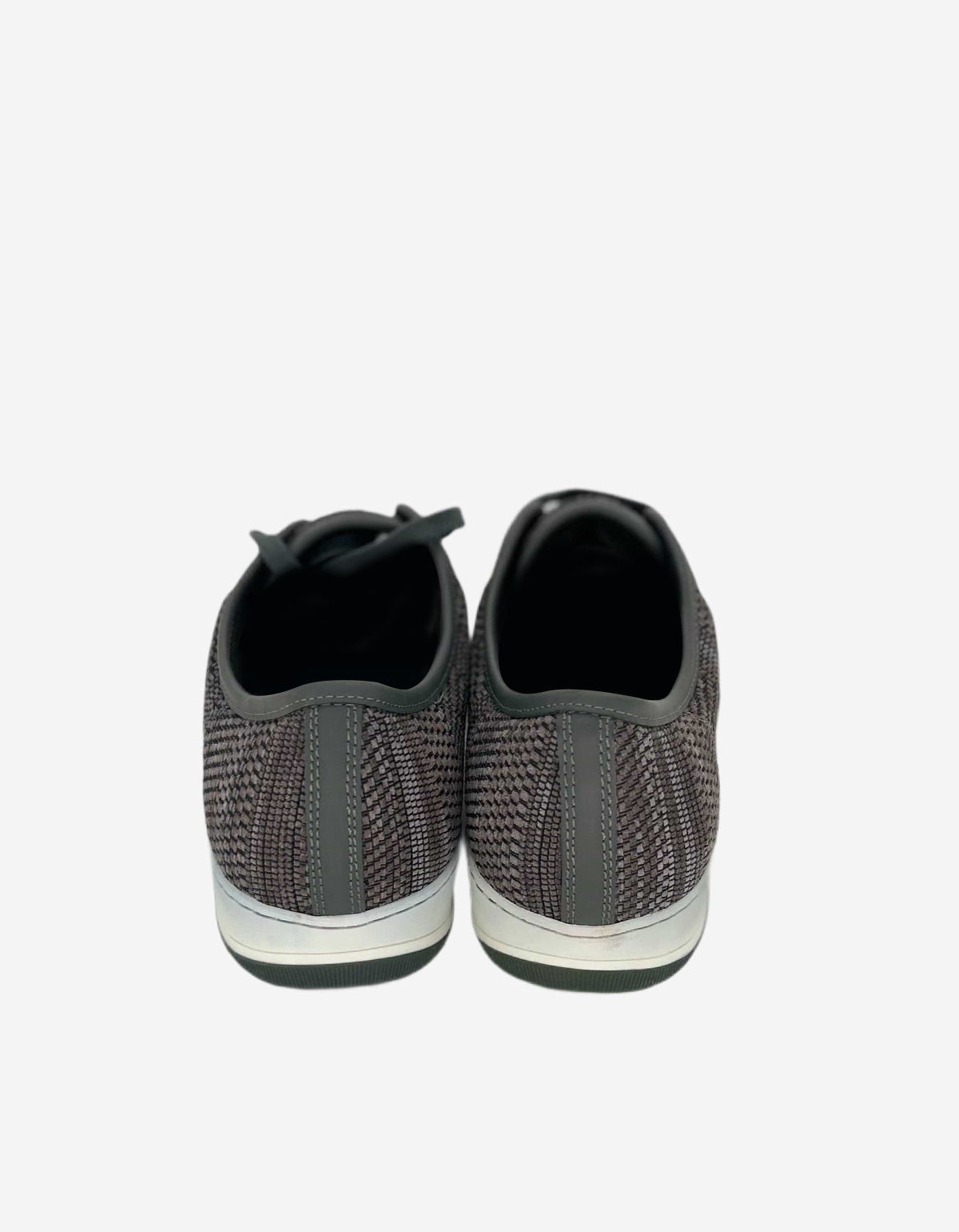 Lanvin Grey Bi-Fabric Tennis Trainers AM5DBB1VVT6A1 
