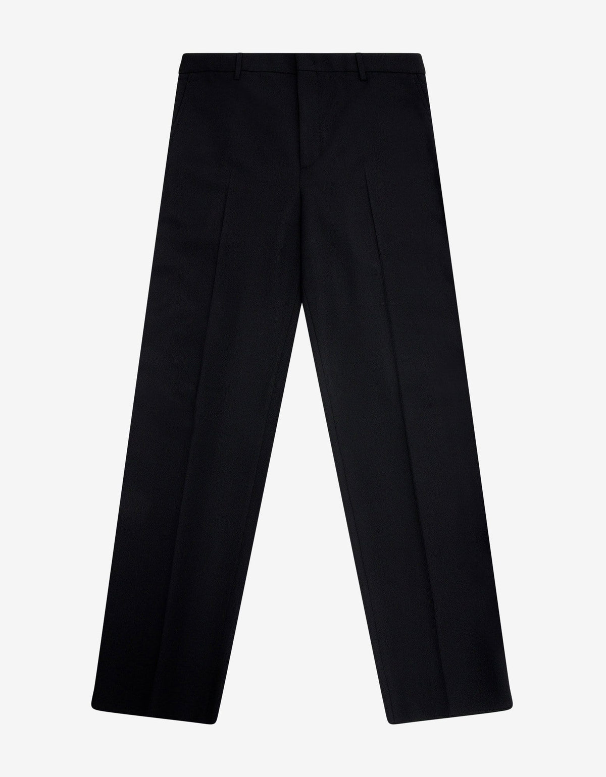 Valentino Black Wool Trousers with Side Stripes