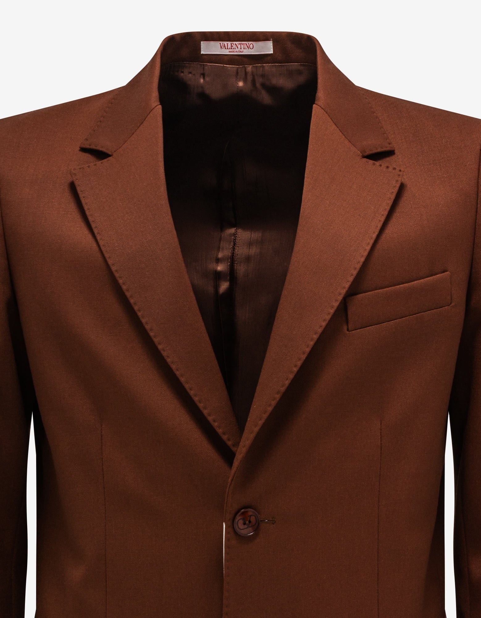 Valentino Brown Wool Blazer – mens designer fashion London – Zoo