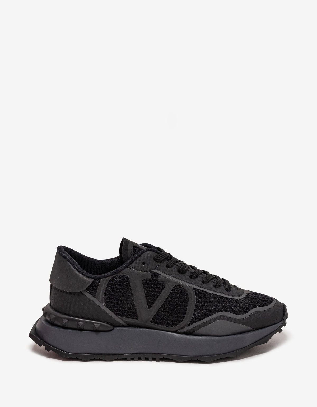 Valentino Garavani Black Netrunner Trainers