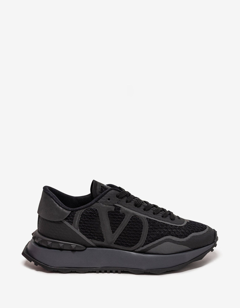 Valentino Garavani Black Netrunner Trainers