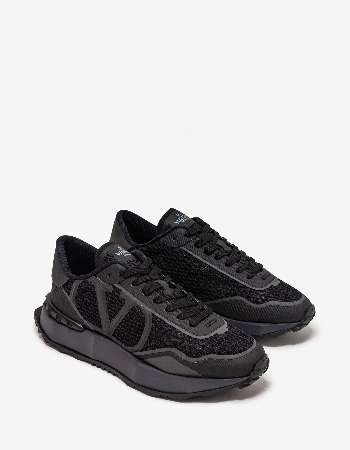 Valentino Garavani Black Netrunner Trainers