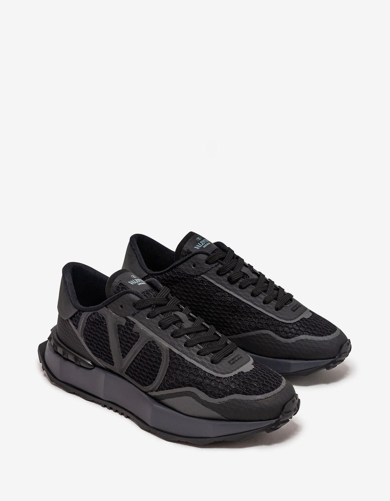 Valentino Garavani Black Netrunner Trainers