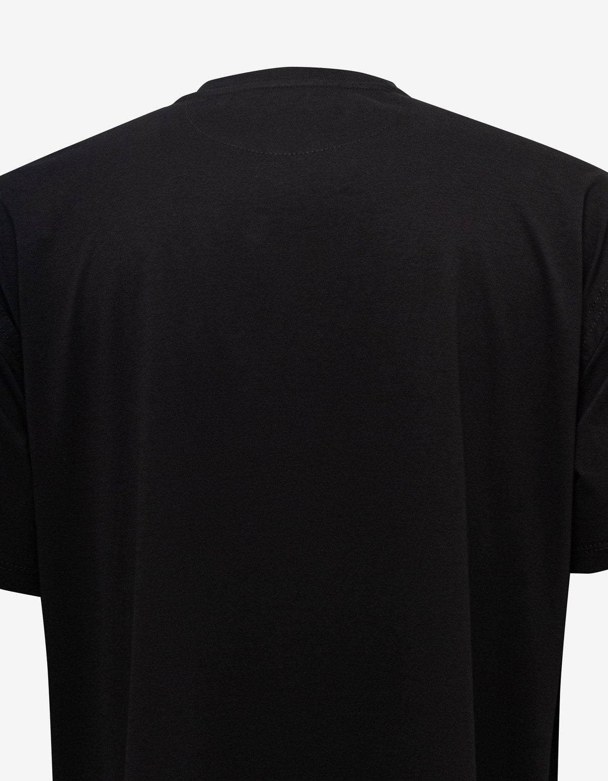 Valentino Garavani Black Nylon Front Stud Detail T-Shirt