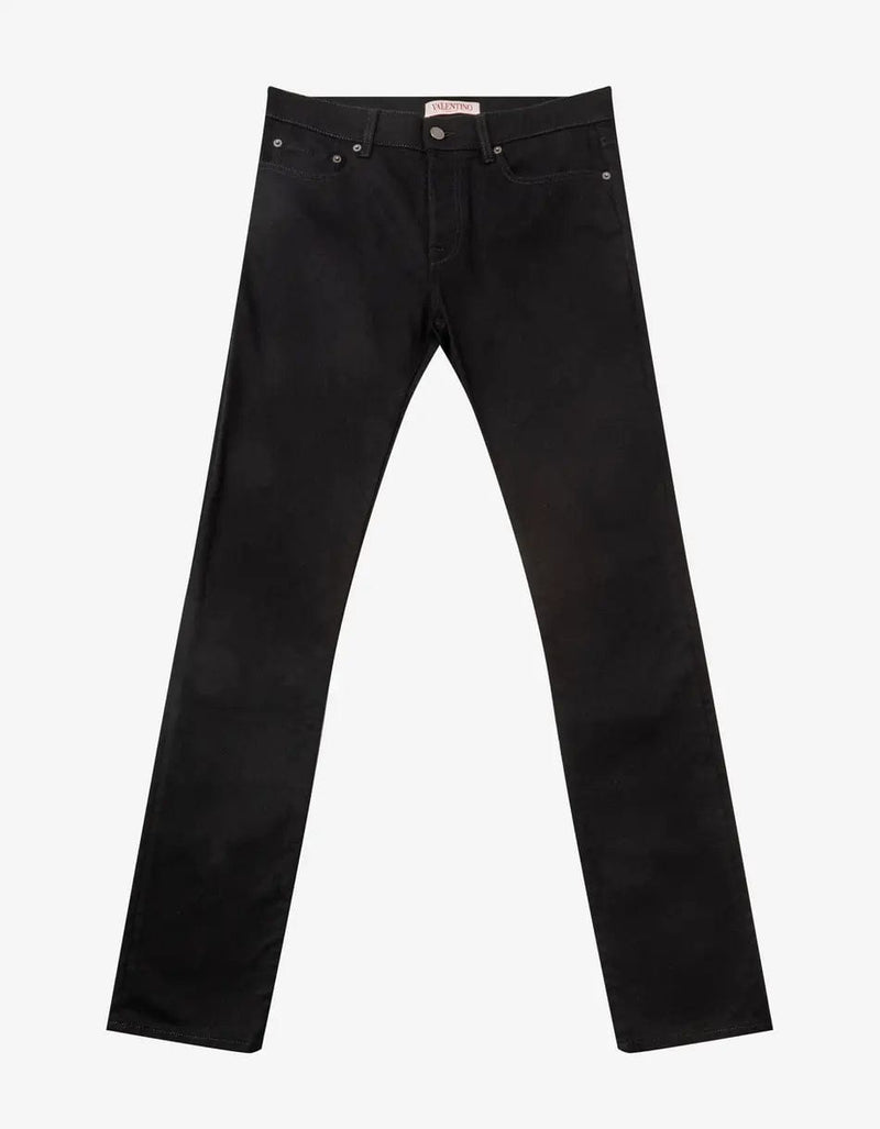 Valentino Black Skinny Fit Jeans – Zoo Fashions Valentino Black Skinny Fit Jeans – Zoo Fashions