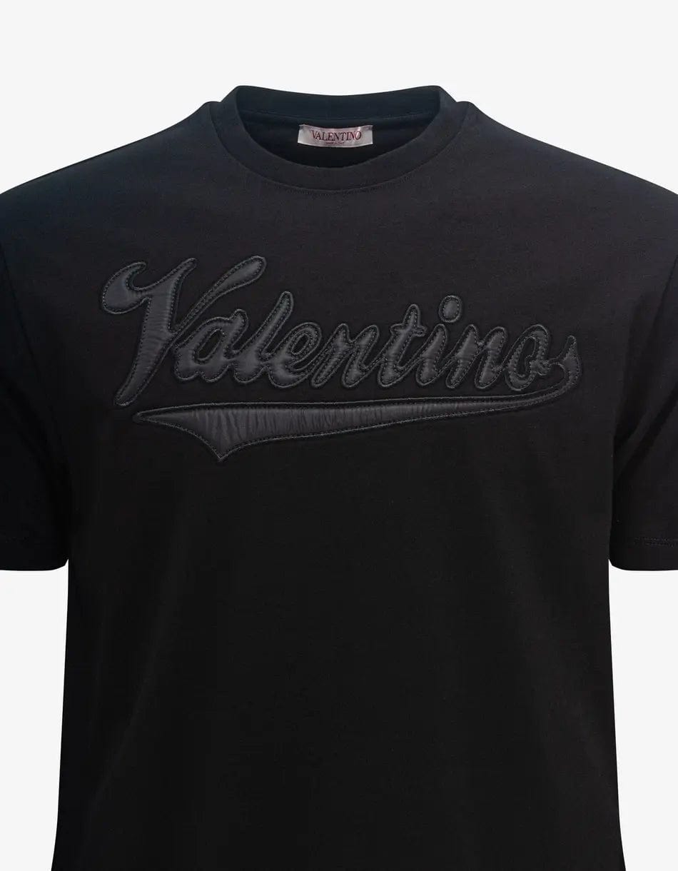 Valentino Garavani Black Varsity Logo T-Shirt
