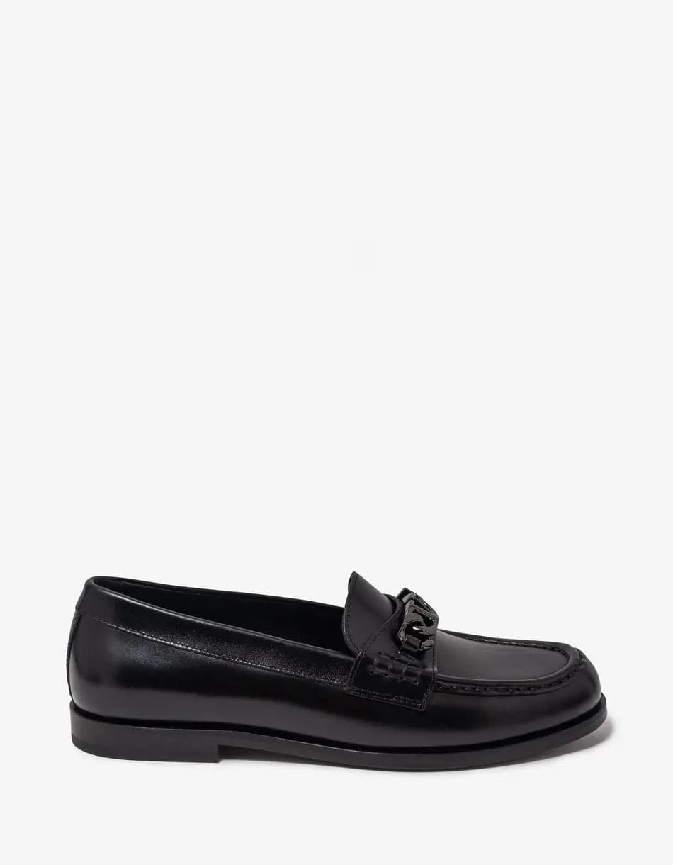Valentino Black VLogo Chain Loafers – Zoo Fashions Valentino Black VLogo Chain Loafers – Zoo Fashions