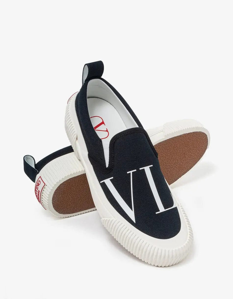Valentino Black VLTN Slip On Trainers – Zoo Fashions Valentino Black VLTN Slip On Trainers – Zoo Fashions