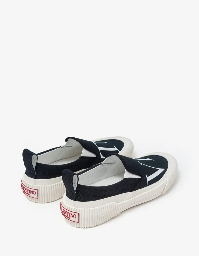 スニーカー VALENTINO FW25 Sneakers & Slip-On (2Y2S0G77VPZ 0NI) Valentino Black VLTN Slip On Trainers – Zoo Fashions