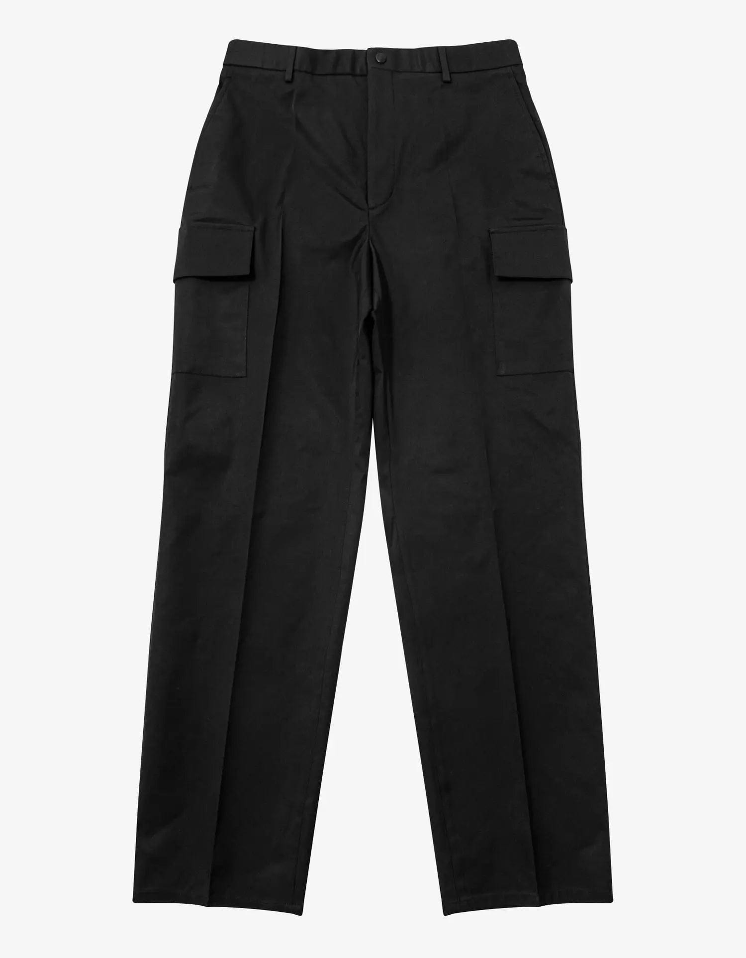 Valentino Black VLTN Tag Cargo Trousers Zoo Fashions