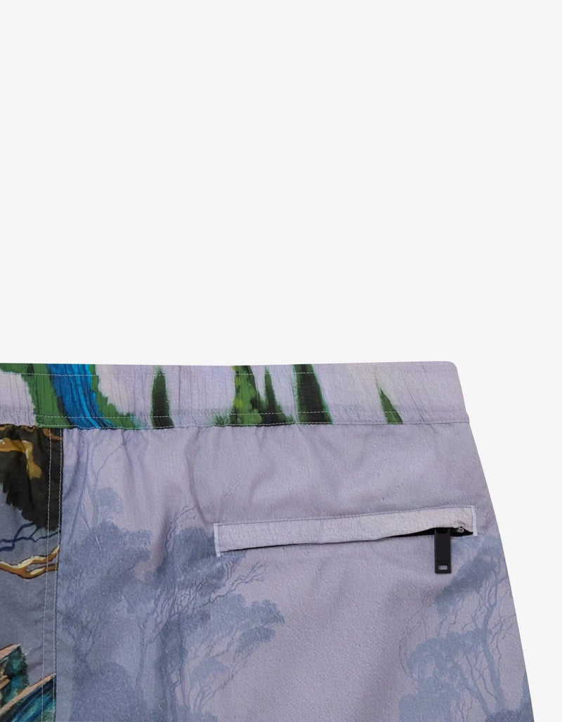 Valentino Garavani Blind Owl Print Swim Shorts