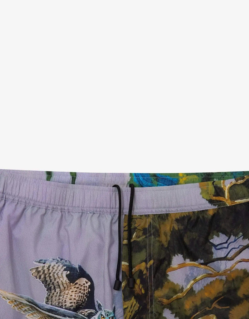 Valentino Garavani Blind Owl Print Swim Shorts