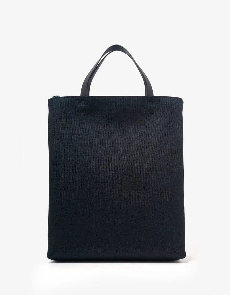 Valentino Garavani Blue VLogo Signature Canvas Shopping Bag