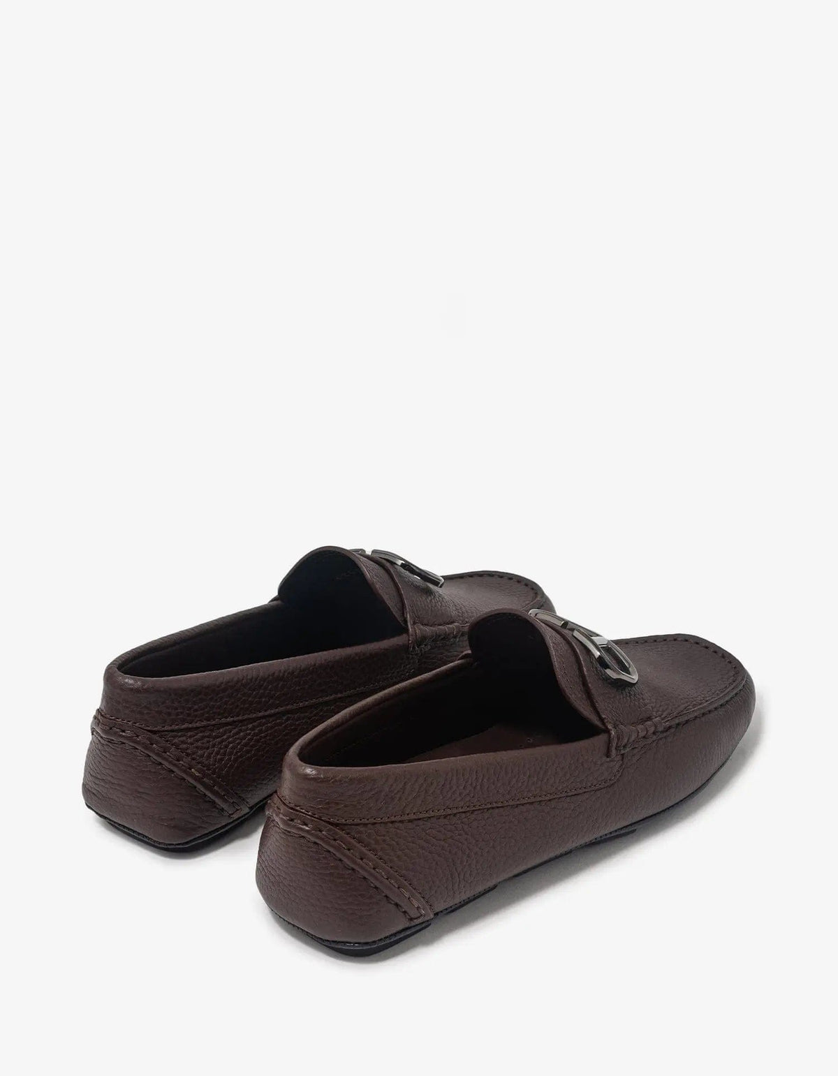 Valentino Garavani Brown VLogo Driving Shoes