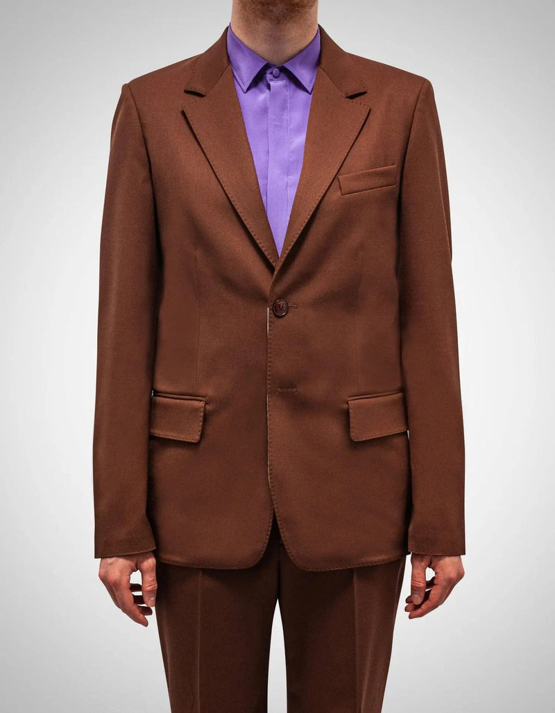 Valentino Garavani Brown Wool Trousers