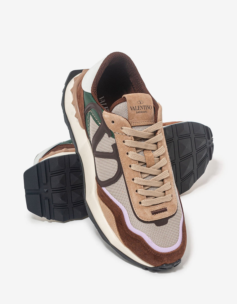 Valentino Garavani Khaki Netrunner Trainers