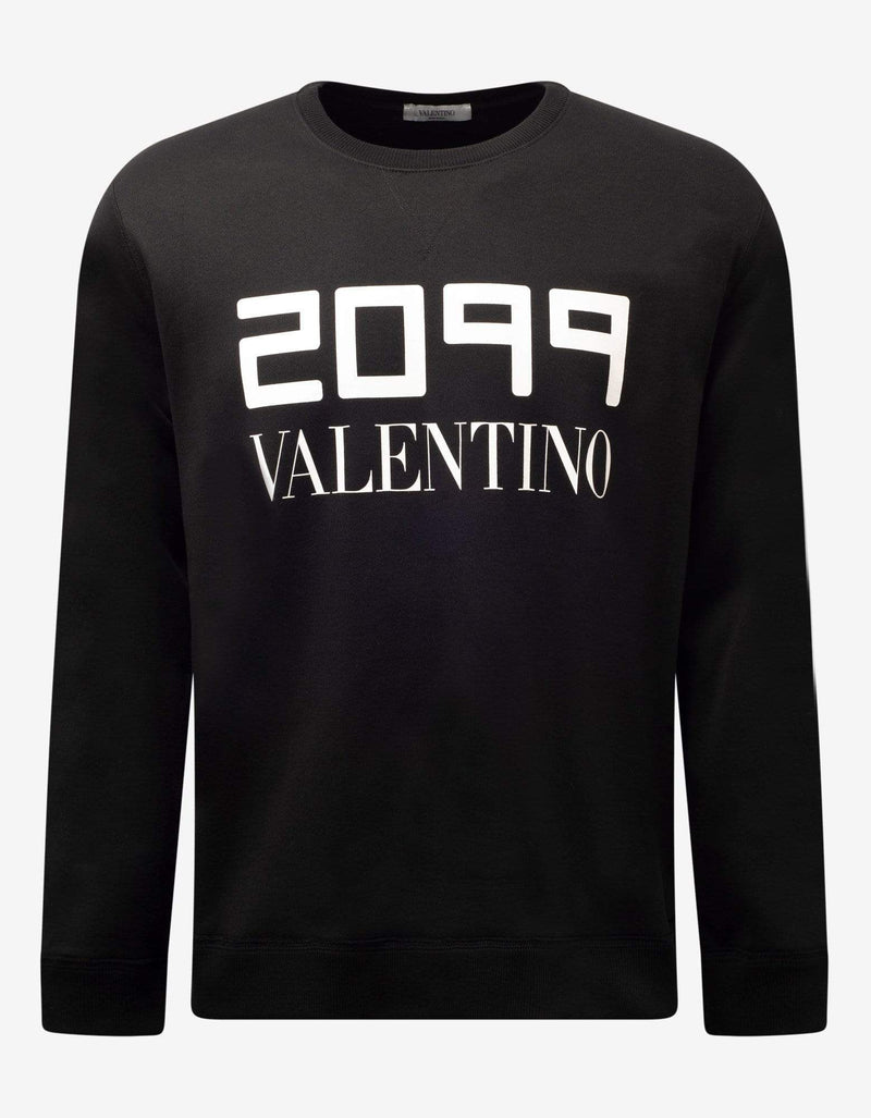 Valentino Garavani Valentino Garavani Black 2099 Print Sweatshirt