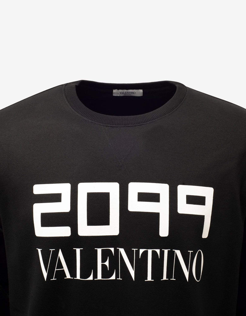 Valentino Garavani Valentino Garavani Black 2099 Print Sweatshirt