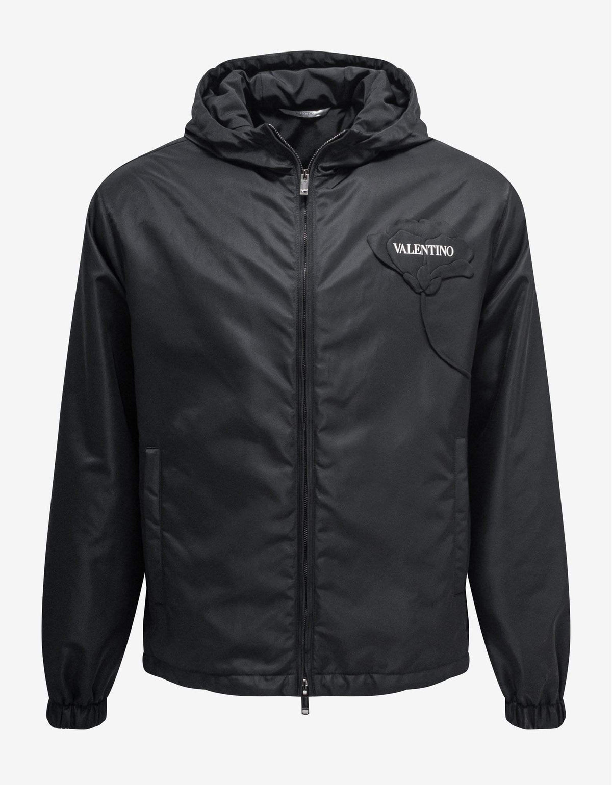 Valentino Garavani Valentino Garavani Black Men's Garden Nylon Windbreaker
