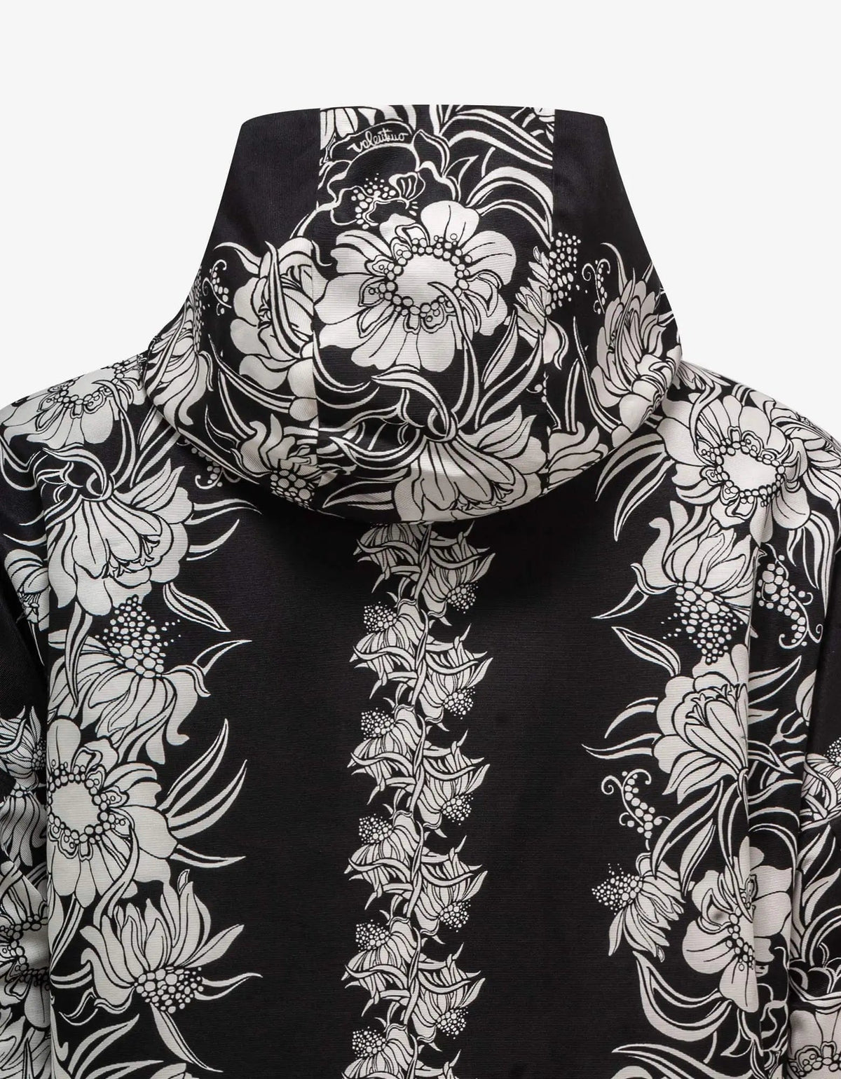 Valentino Black Street Flowers Daisyland Print Anorak – Zoo Fashions Valentino Black Street Flowers Daisyland Print Anorak – Zoo Fashions