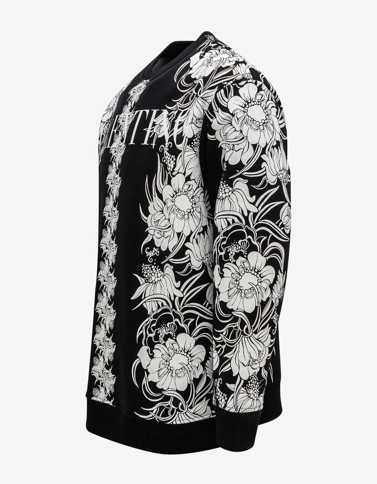 Valentino Garavani Valentino Garavani Black Street Flowers Daisyland Sweatshirt