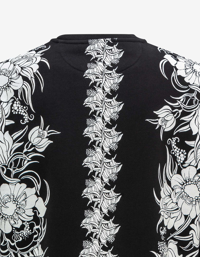 Valentino Garavani Valentino Garavani Black Street Flowers Daisyland Sweatshirt
