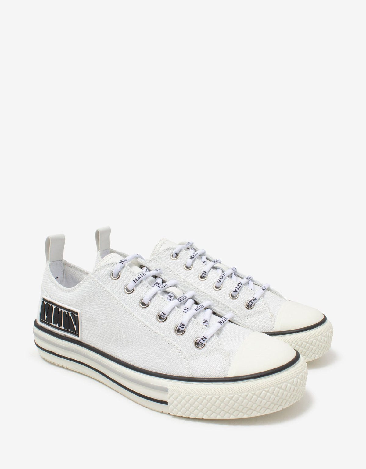 Valentino Garavani Valentino Garavani Giggies White Canvas Trainers